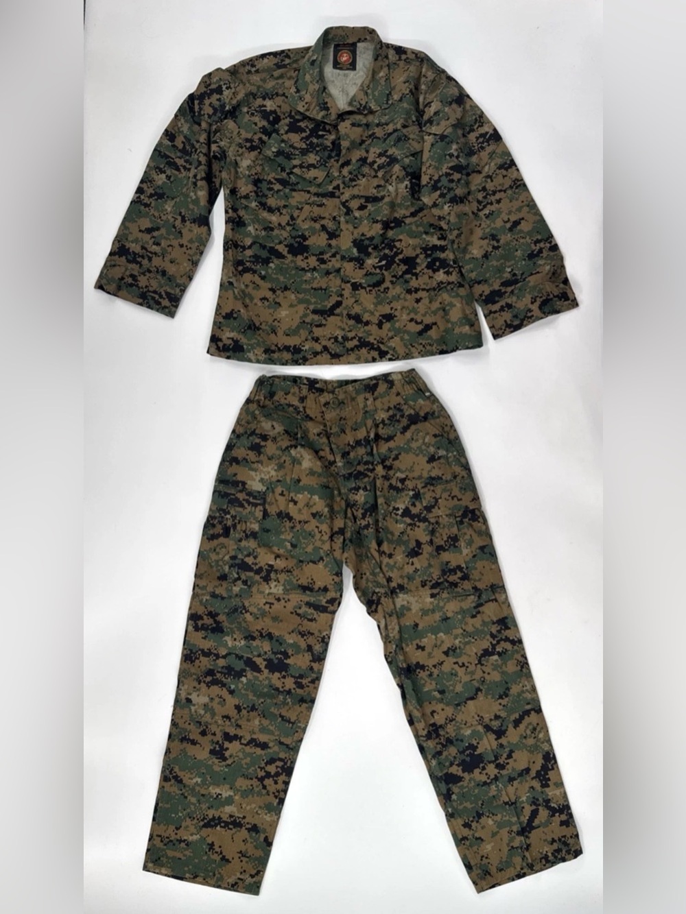 USMC Woodland Digital MARPAT Uniform Set Mens Jacket Shirt Pants Small X-Short